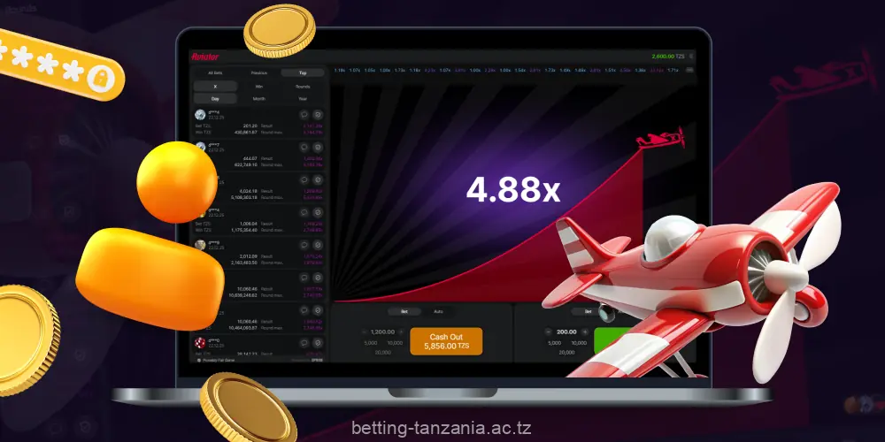 A step-by-step guide for a Tanzanian player on how to play the crash-test-based game Aviator